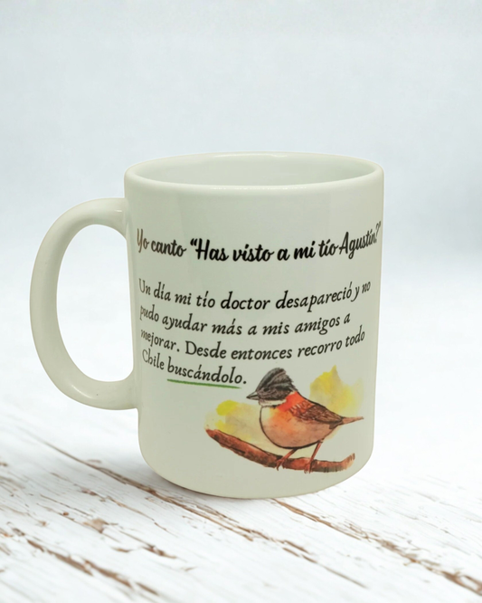 Tazón de cerámica leyenda