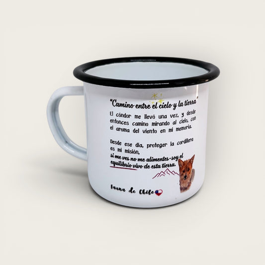 Tazón enlozado Zorro Culpeo