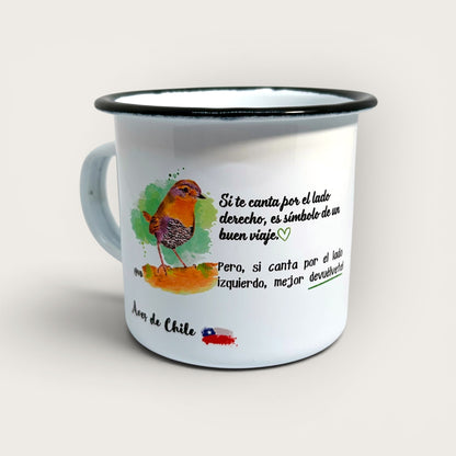 Tazón enlozado Chucao