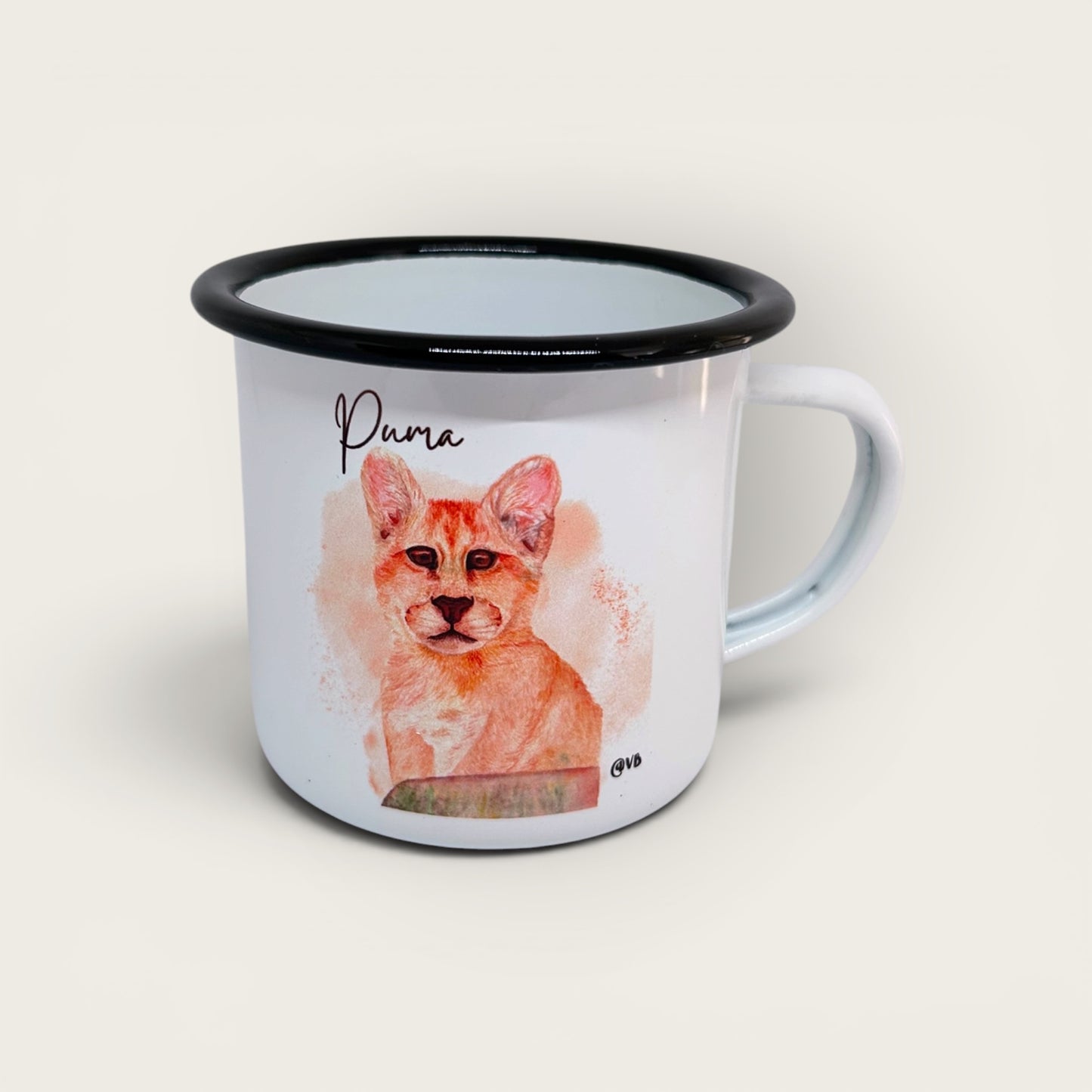 Tazón enlozado Puma