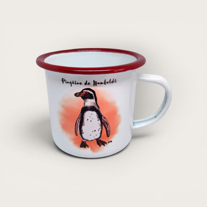Tazón enlozado Pingüino de Humboldt