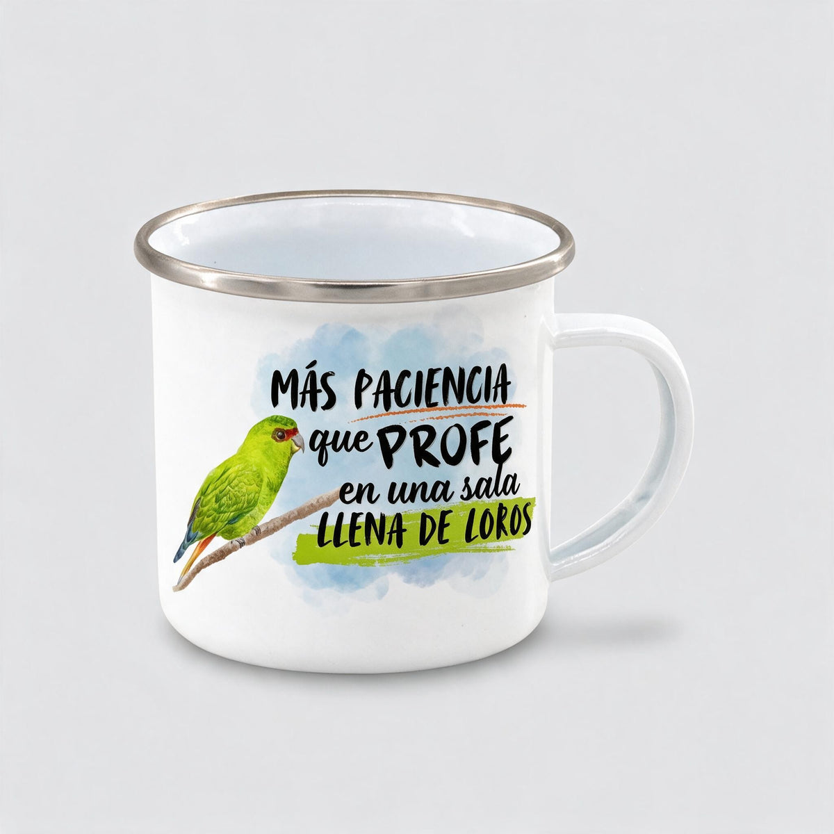 Tazón enlozado Día del Profesor @Alas y Raíces