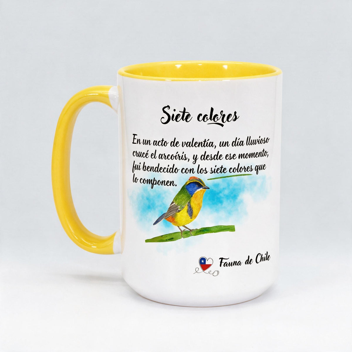 Taza de cerámica para profesores de Alas y raíces