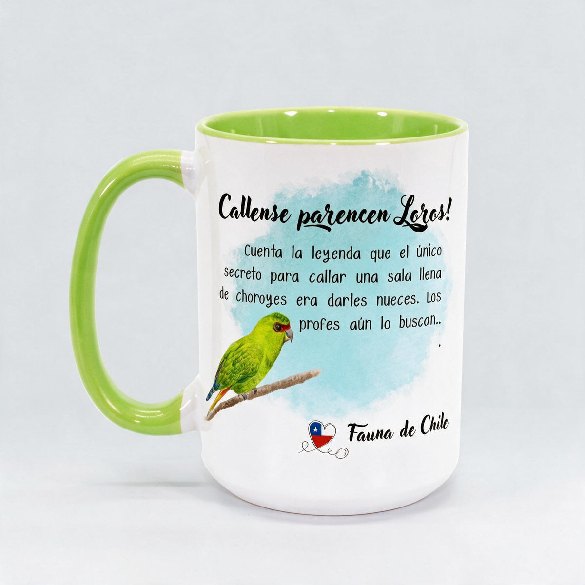Taza de cerámica para profesores de Alas y raíces