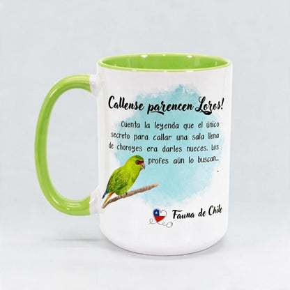 Taza de cerámica para profesores de Alas y raíces